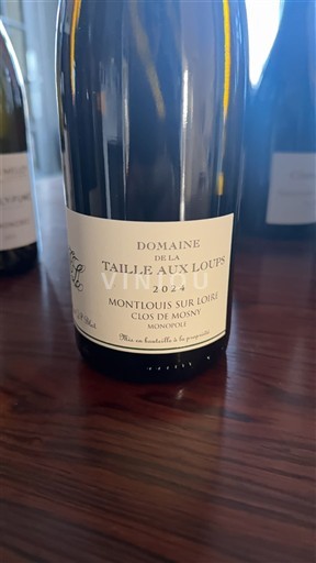 Loiren laakso Montlouis-sur-Loire Domaine La Taille aux Loups Clos de Mosny 2024