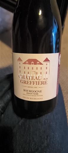 Burgundi Bourgogne Château La Greffière 2023