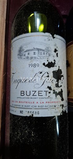 Sudoeste Buzet Toque de Gaillard 1989