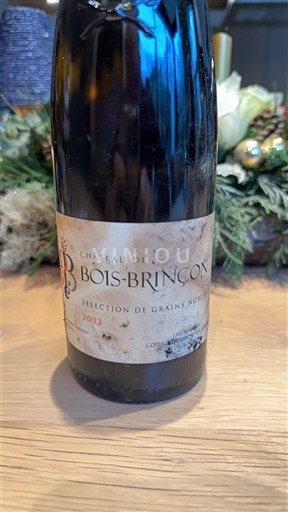 Dolina Loare Coteaux-du-Layon Château Bois-Brinc¸on Sélection de Grains Nobles 2003