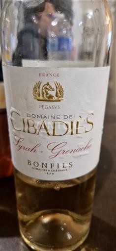 Languedoc a Roussillon Pays d'Oc Domaine Cibadiès Syrah-Grenache 2024