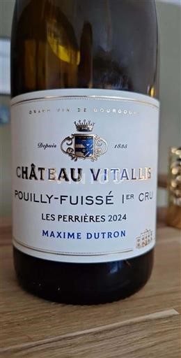 Borgoña Pouilly-fuissé Premier Cru Château Vitallis Les Perrières 2024