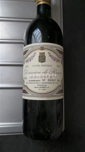 Rượu vang Rouge sec Cuvée Prestige Domaine Russe 1995 Pháp Languedoc Không được chỉ định AOC
