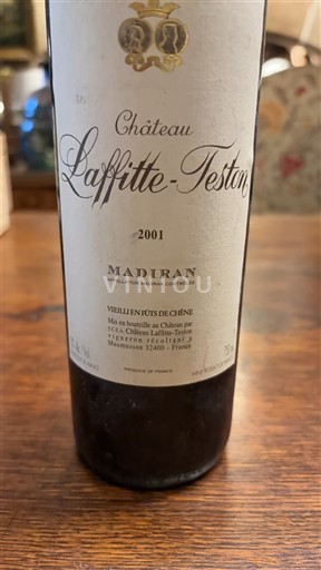 Sud-Ovest Madiran Château Laffitte-Teston 2001