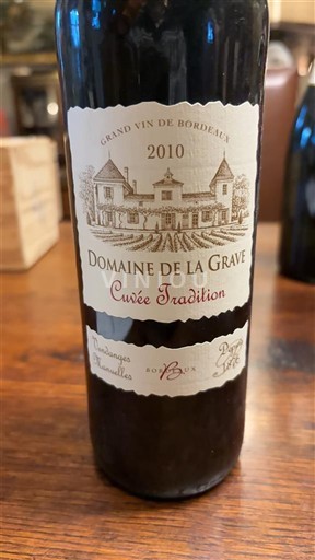 Bordeaux Domaine La Grave Tradition 2010