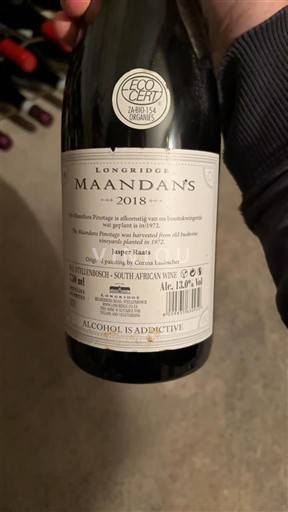 Région côtière Stellenbosch Longridge Maandans 2018