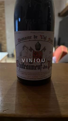 Rhônevallei Châteauneuf-du-Pape Domaine Val Framus 2020