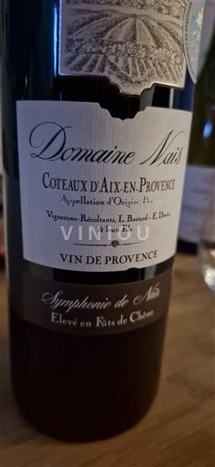 Provence Coteaux d'Aix-en-Provence Domaine Mais Symphonie de Mais Non-Vintage