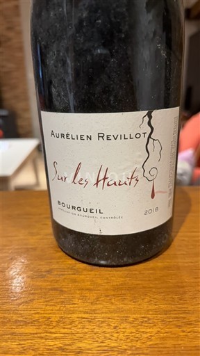 Loire-dalen Bourgueil Aurélien Revillot Sur les Hauts 2018