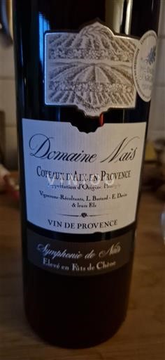 Provence Coteaux d'Aix-en-Provence Domaine Naïs Symphonie de Naïs 2022