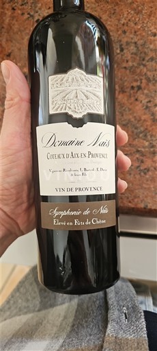 Provence Coteaux d'Aix-en-Provence Domaine Naïs Symphonie de Naïs 2022