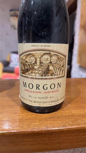 Beaujolais Morgon Duboeuf et Fils 1981
