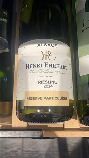 Alsace Riesling Henri Ehrhart Réserve Particulière 2024