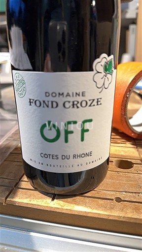 Rhônen laakso Côtes-du-rhône Domaine Fond Croze OFF 2024