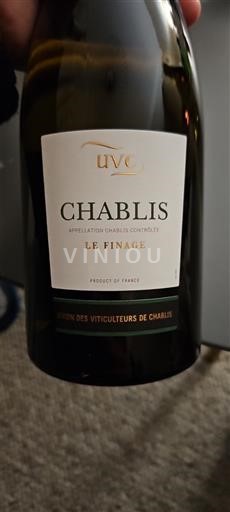 Bourgogne Chablis Union des Viticulteurs de Chablis Le Finage 2023