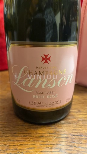 Champagne Lanson Rosé Label Brut Rosé 2018