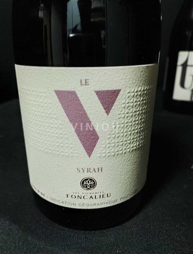 Languedoc a Roussillon Pays d'Oc Vignerons de Foncalieu Le V Syrah Neročník