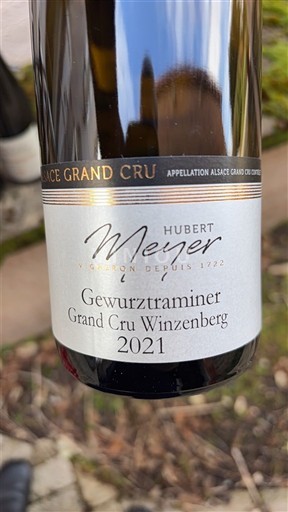 Alsacia Nespecificat Grand Cru Hubert Meyer Grand Cru Winzenberg 2021