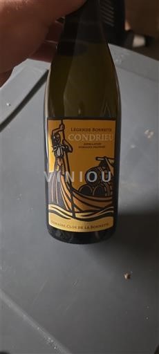Vin Blanc sec Légende Bonnette Domaine Clos de la Bonnette 2022 France Vallée du Rhône Condrieu AOC
