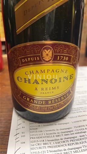 Champanhe Chanoine Grande Réserve Não Sazonado