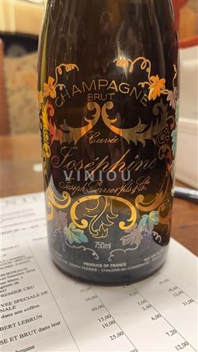 Mousserende wijnen Blanc brut Cuvée Joséphine Joseph Perrier 1989 Frankrijk Champagne AOC