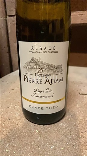 Alsácia Domaine Pierre Adam Théo 2020