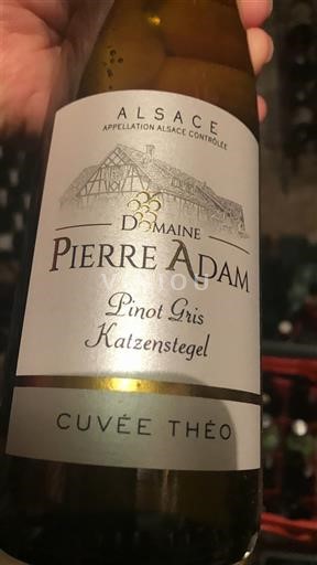 Ельзас Domaine Pierre Adam Théo 2020