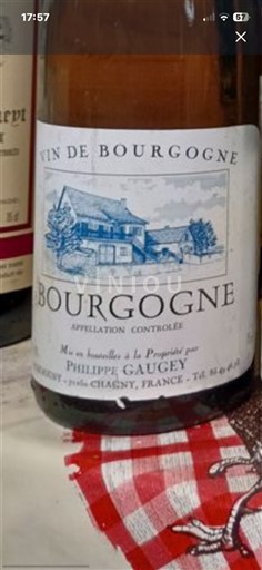 Bourgondië Bourgogne Philippe Gaugey Niet-geïntegreerd