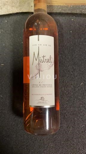 Provence Côtes-de-Provence Les Vignerons de la Provence Sur un air de Mistral 2020