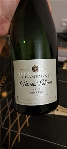 Champaña Champán Pernet-Lebrun Brut Réserve Sin añada