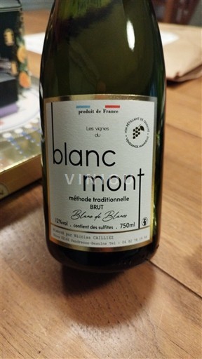 Valle del Loira No especificado Les Vignes du Blanc Mont Blanc de Blancs Sin añada