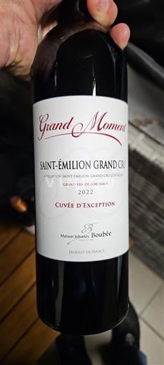 Bordeaux Saint-Émilion Grand Cru Grand Cru Maison Johannès Boubée d'Exception 2022
