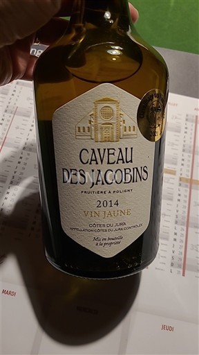 Jura Côtes-du-jura Caveau des Jacobins 2014