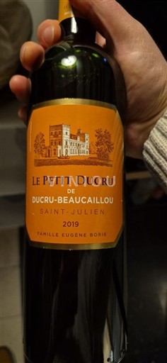 Bordoja Saint-Julien Ducru-Beaucaillou Le Petit Ducru 2019