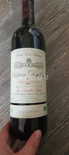 Bordeaux Côtes-de-Bordeaux Château Plessy 2017