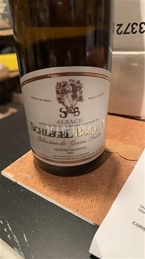 Alsace Schlegel Boeglin Sélection de Grains Nobles 2021