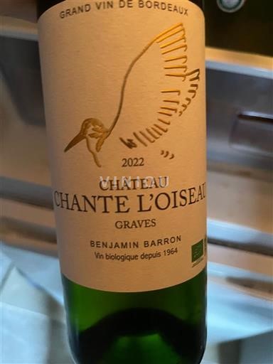 Bordeaux Graves Château Chante l'Oiseau 2022