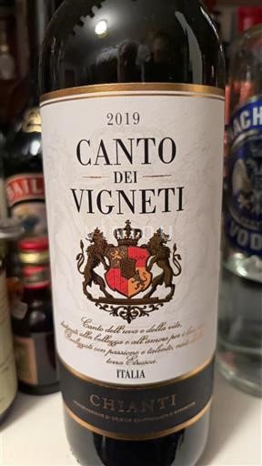Tuscan Wines Chianti Canto dei Vigneti 2019