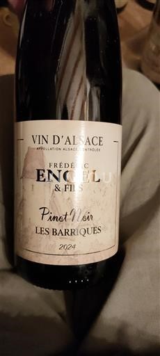 Alsace Frédéric Engel & Fils Pinot Noir Les Barriques 2024