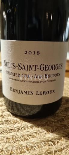 Burgundija Nuits-Saint-Georges Premier Cru Benjamin Leroux Premier Cru - Aux Boudots 2018