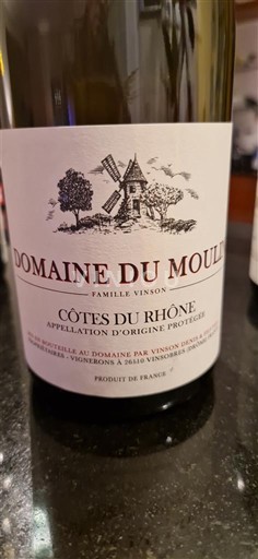 Rhône-dalen Côtes-du-Rhône Domaine Moulin 2024