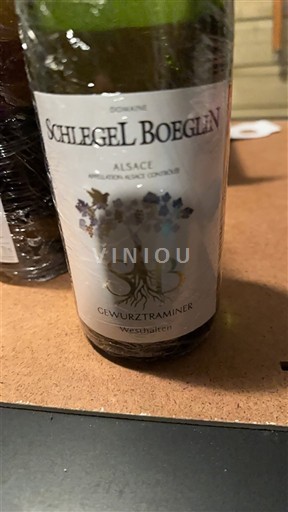 Alsace Gewurztraminer Schlegel Boeglin Westhalten 2023