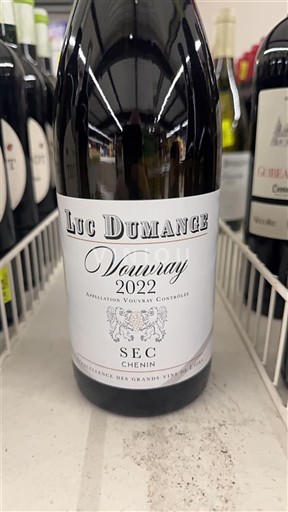 Loiren laakso Vouvray Luc Dumange 2022