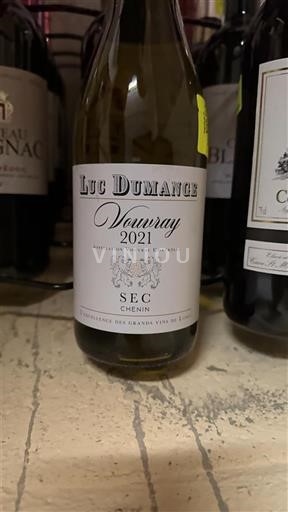 Loiredalen Vouvray Luc Dumance 2021
