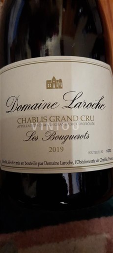Burgundsko Chablis Grand Cru Domaine Laroche Les Bouguerots 2019