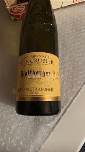Alsace Grand Cru Wolfberger Steingrubler 2015