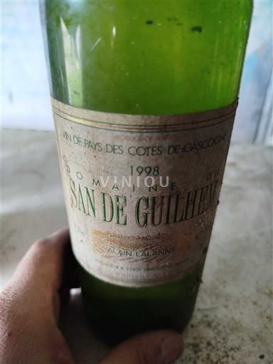 Sud-Ouest Côtes de Gascogne Domaine San de Guilhem 1998