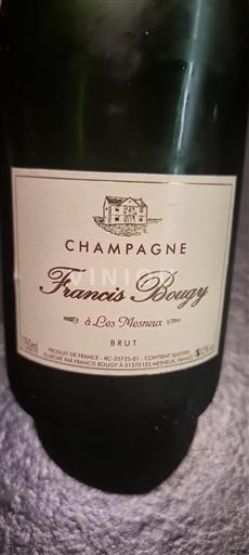 Champagne Francis Bougy à Les Mesneux 2015