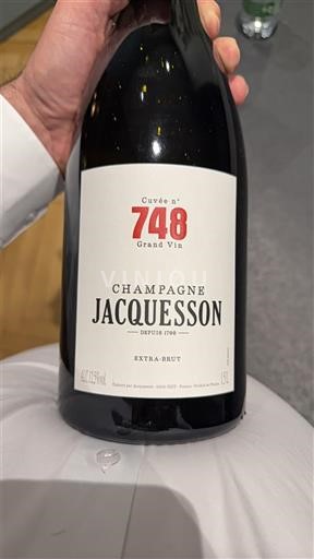 Šumivá vína Blanc extra-brut Cuvée 748 Jacquesson 2020 Francie Champagne Šampanské AOC