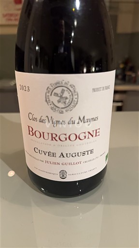 Burgundy Clos des Vignes du Maynes Auguste 2023